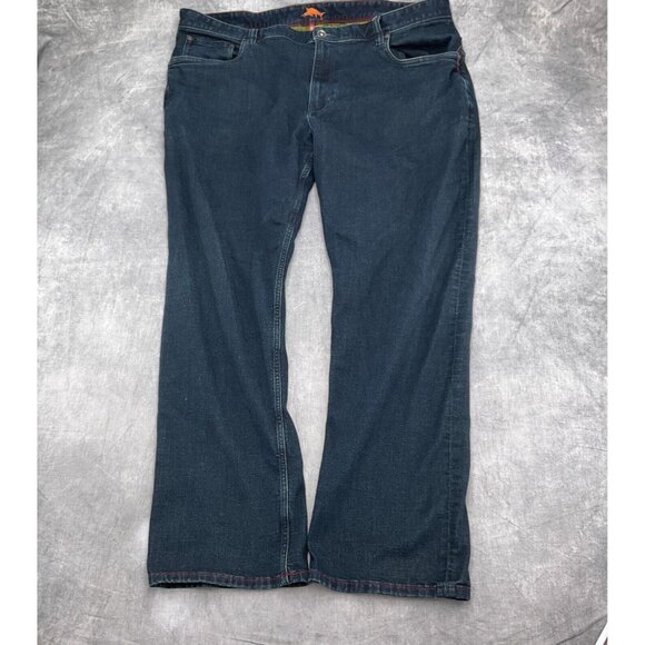 Tommy Bahama Jeans Men 44Wx32L Blue Swordfish Bootcut‎ Stretch Tencel Denim - Picture 2 of 15